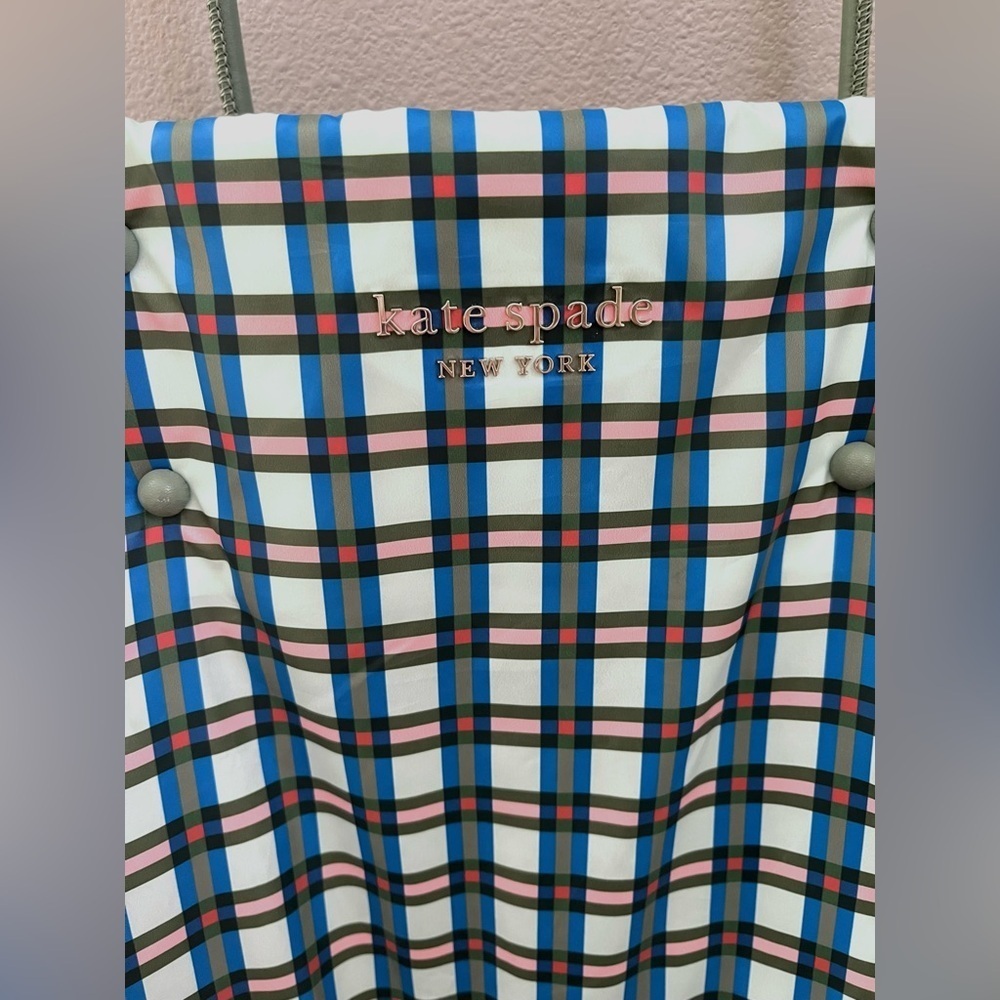 Kate Spade Everything Puffy Plaid Large Tote Bag - Picture 5 of 7